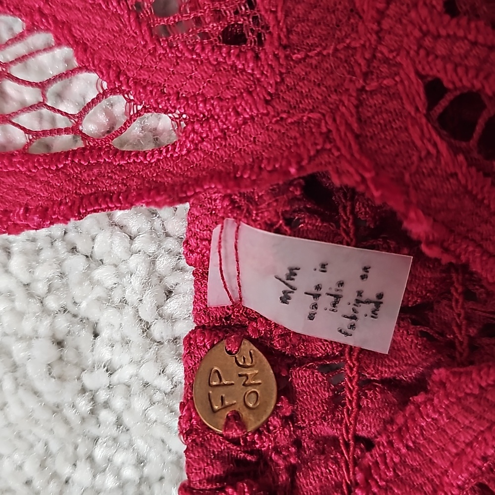 Free People Adella red bralette. size M. Great condition. Never worn - Picture 2 of 5